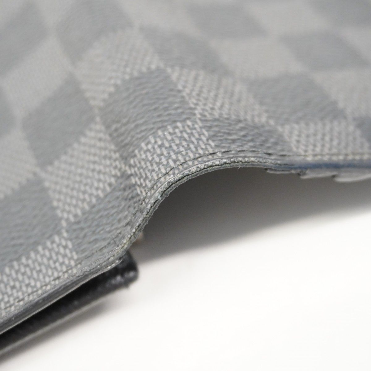 Louis Vuitton Wallet Damier Graphite Portefeuille Brazza Black — view 5