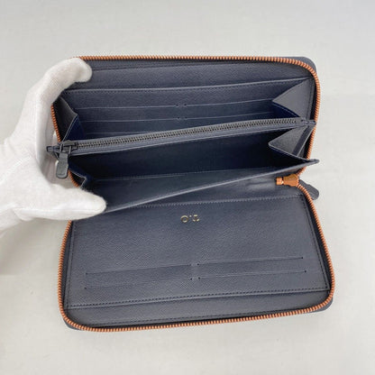 Louis Vuitton Wallet Monogram Ink Upside Down Zippy Organizer NM Navy — view 8