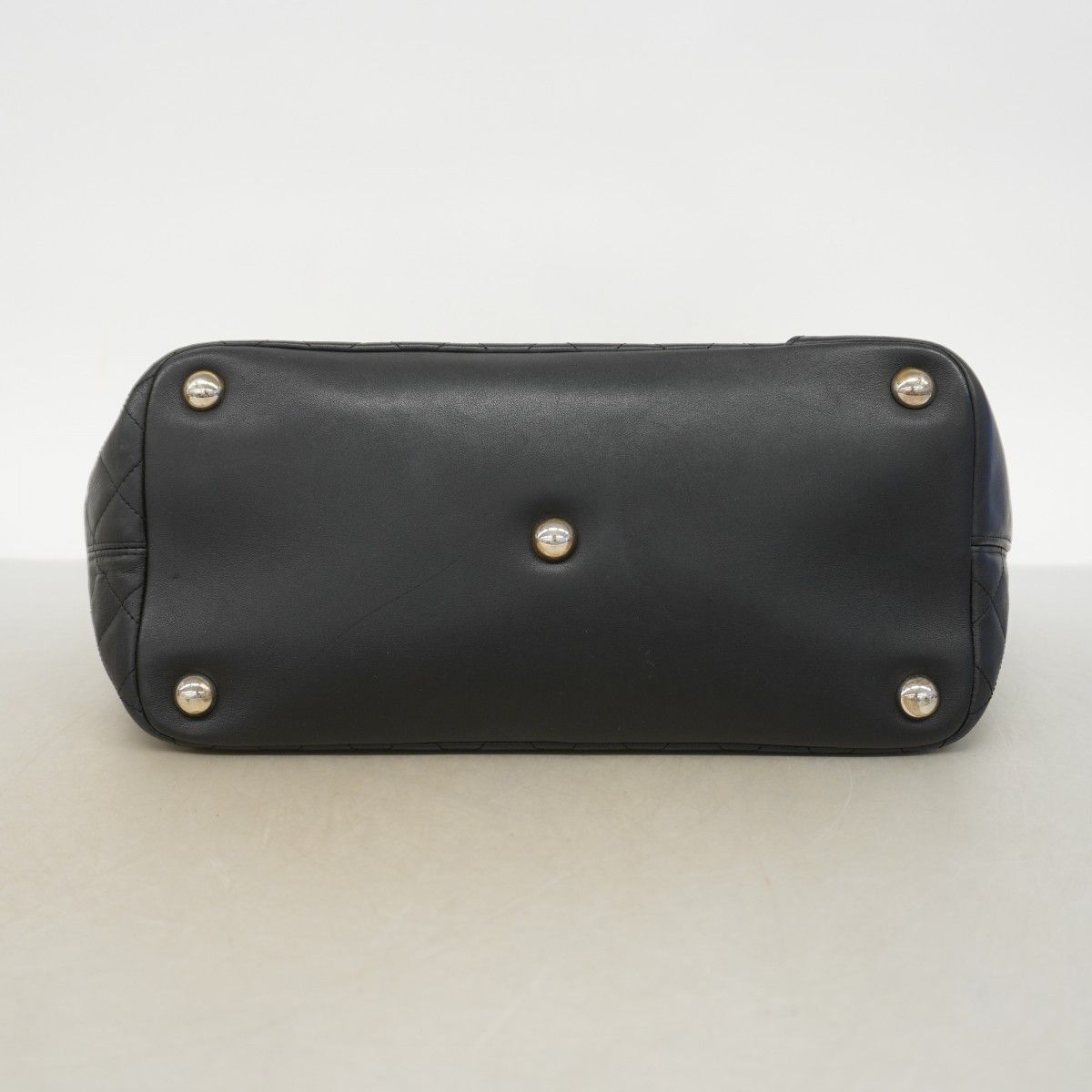 Chanel Tote Cambon Lambskin Black Silver — view 3