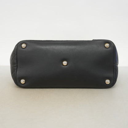 Chanel Tote Cambon Lambskin Black Silver — view 3