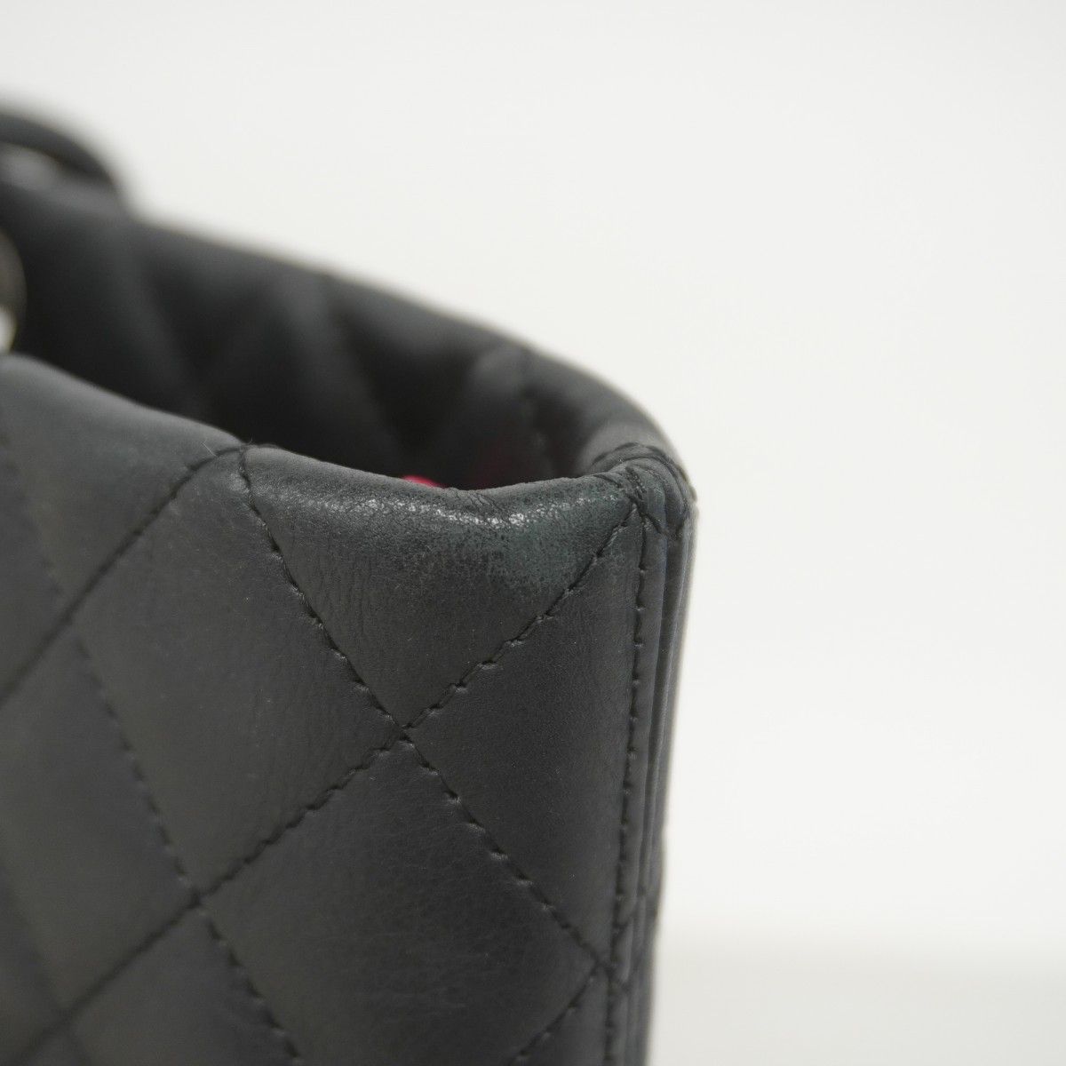 Chanel Tote Cambon Lambskin Black Silver — view 6