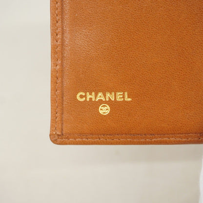 Chanel Wallet Bicolor Lambskin Brown Gold — view 4