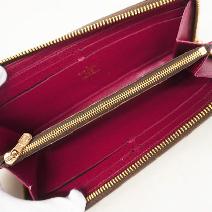Louis Vuitton Wallet Monogram Portefeuille Clemence Fuchsia — view 3