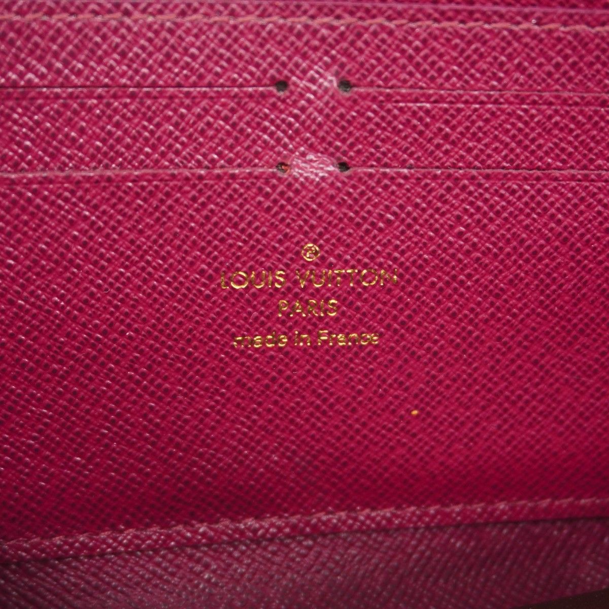 Louis Vuitton Wallet Monogram Portefeuille Clemence Fuchsia — view 4