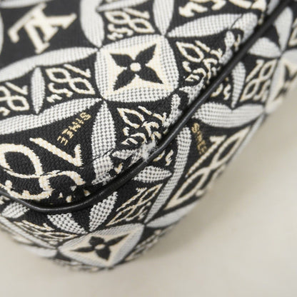 Louis Vuitton Handbag Monogram Jacquard Since Pochette Metis Black 2-Way — view 7