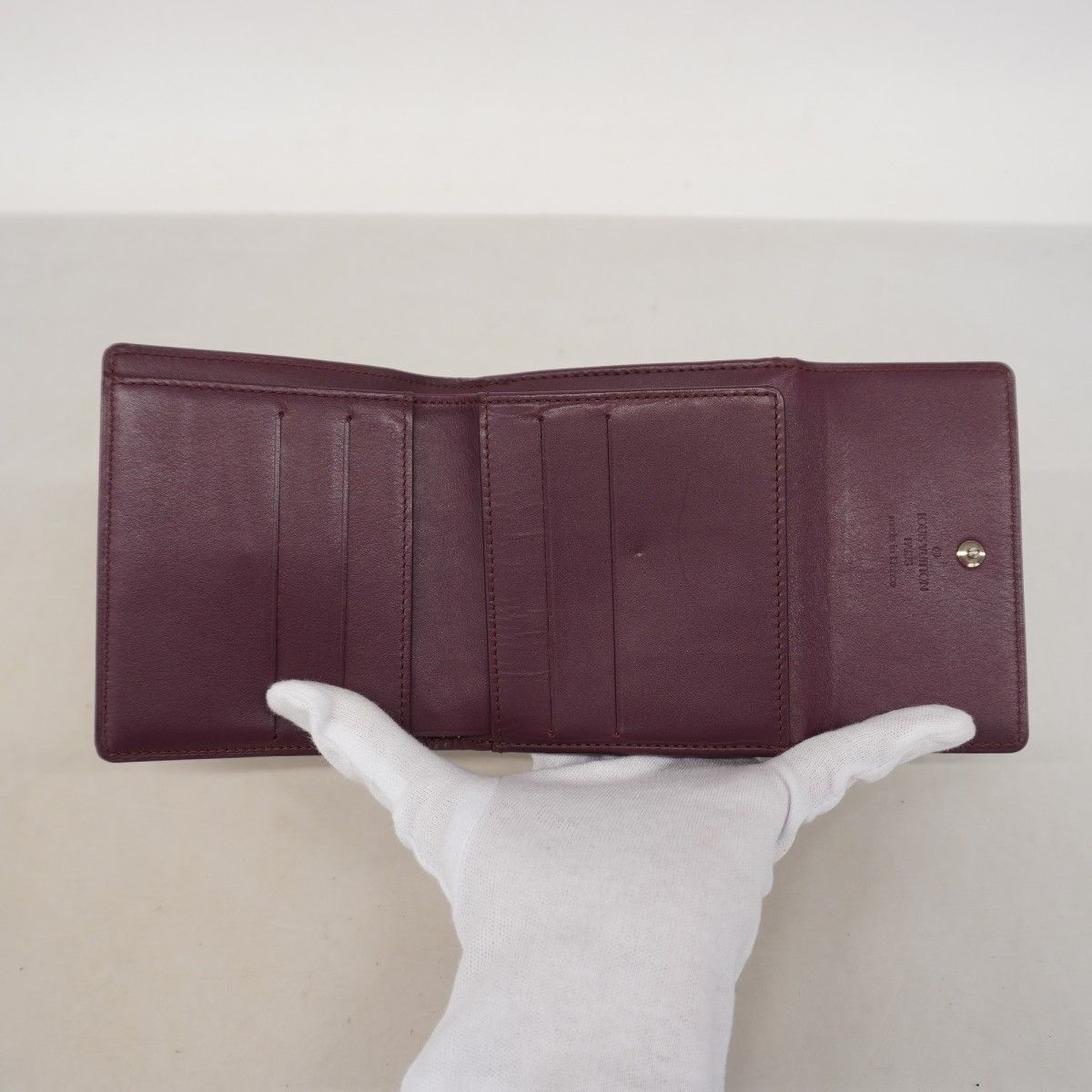 Louis Vuitton Trifold Wallet Monogram Matte Porte-Monnaie Billets Carte Cles — view 3