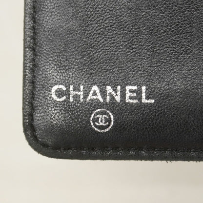 Chanel Wallet Camellia Lambskin Black Silver — view 4