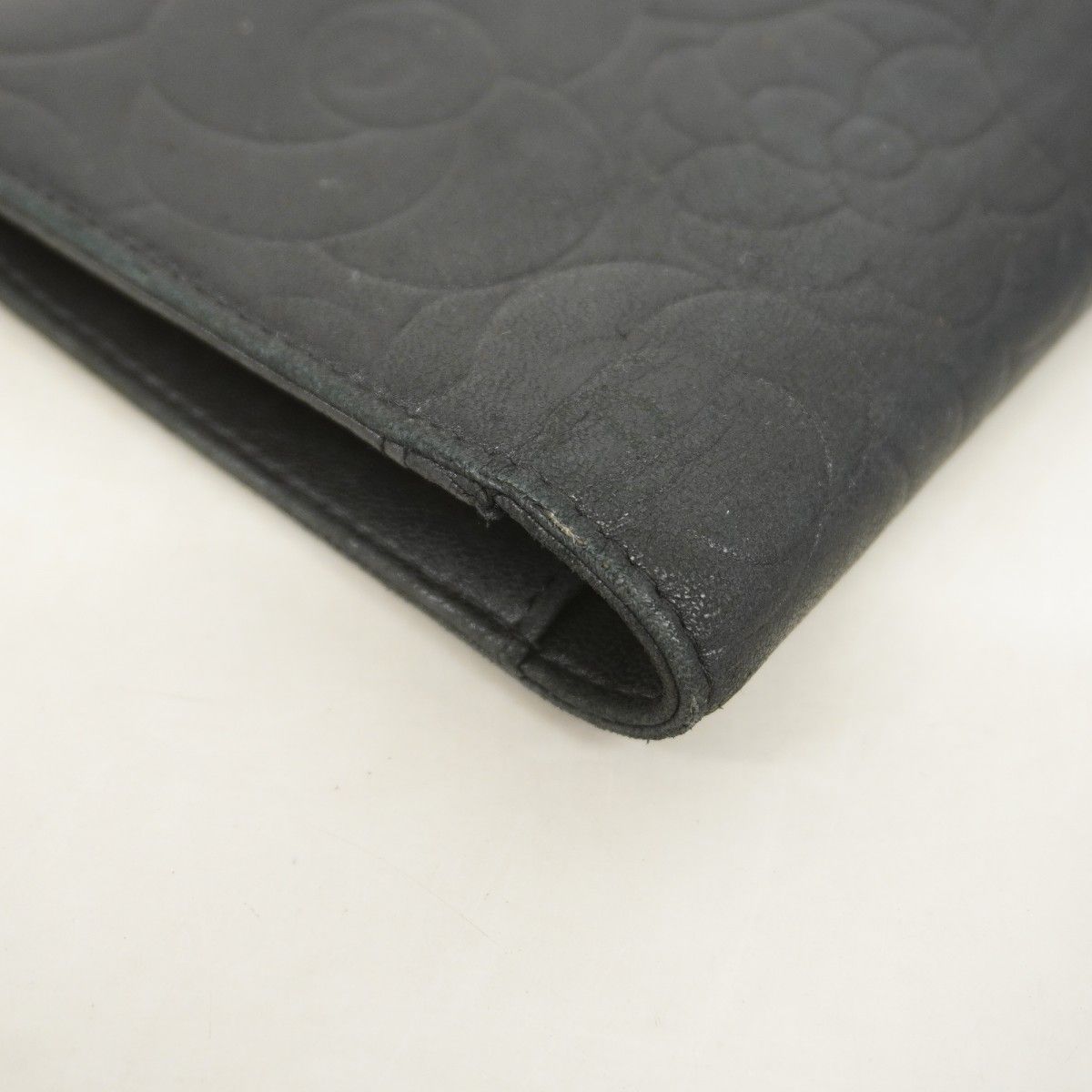 Chanel Wallet Camellia Lambskin Black Silver — view 6