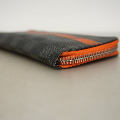 Louis Vuitton Wallet Damier Graphite Comet Portefeuille Vasco Black Orange — view 5