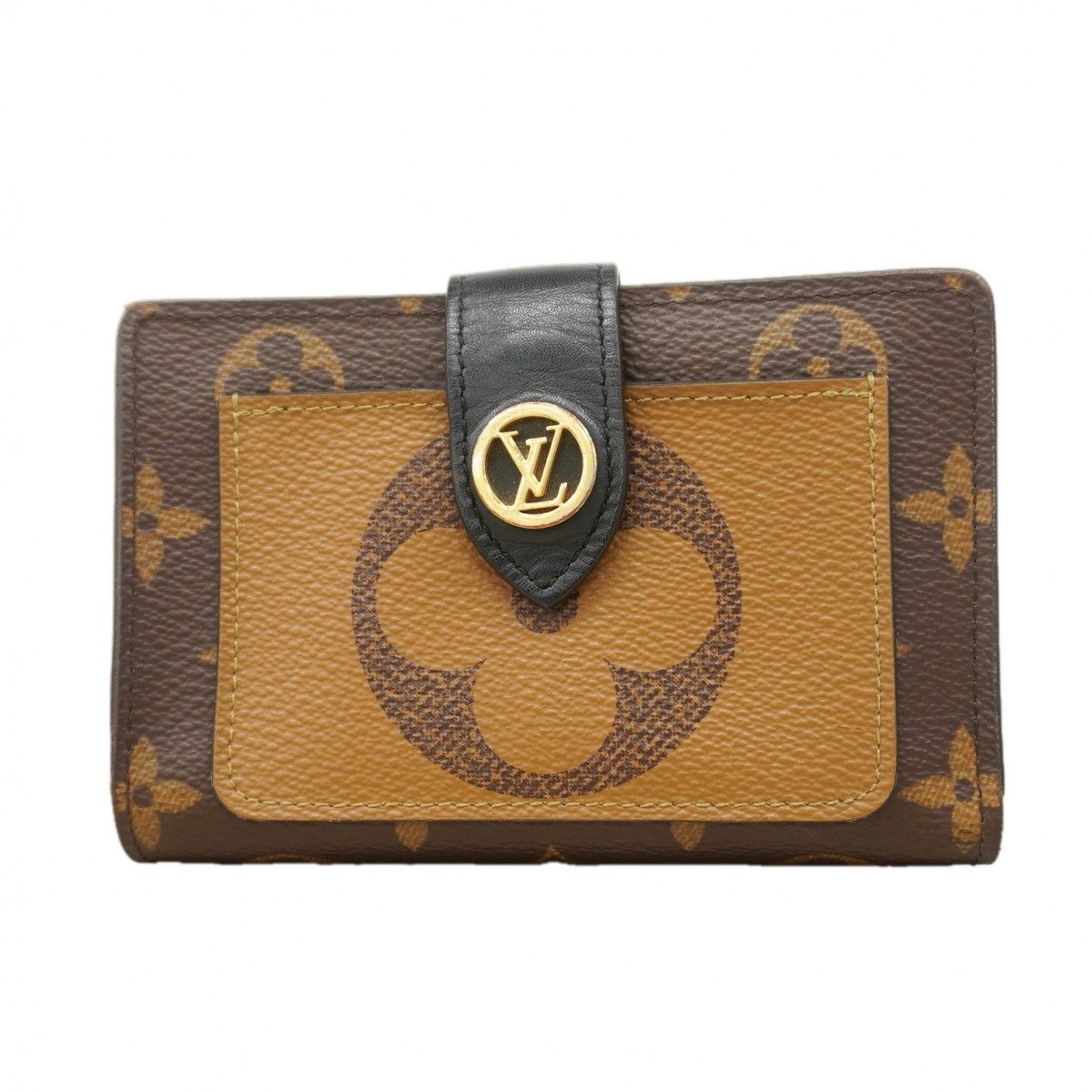 Louis Vuitton Wallet Monogram Reverse Portefeuille Juliette Brown