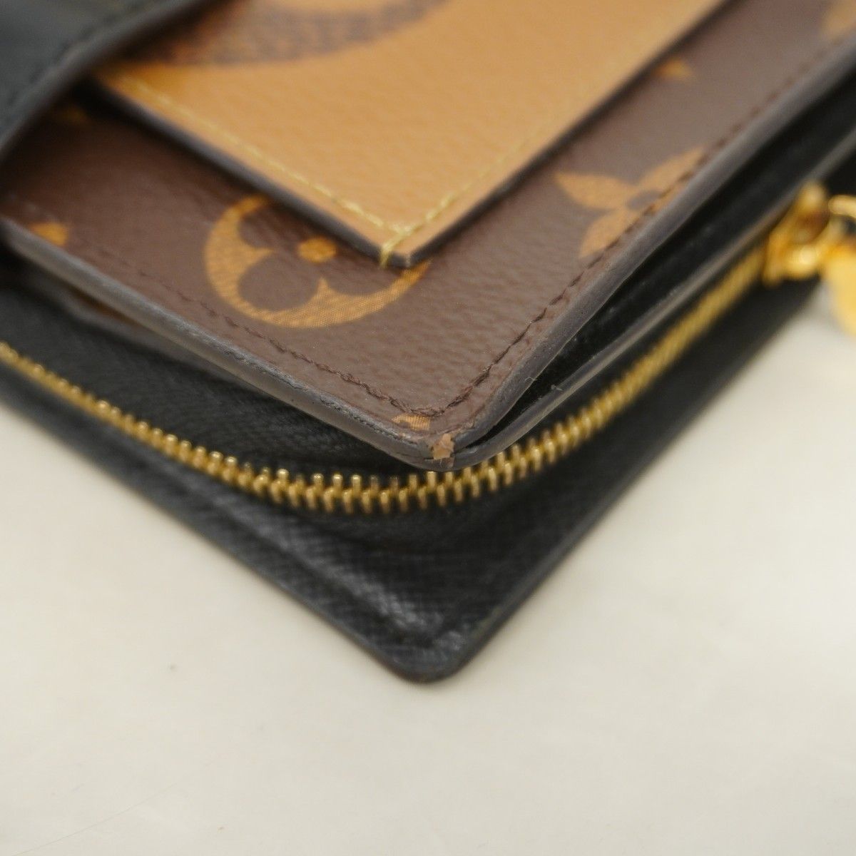 Louis Vuitton Wallet Monogram Reverse Portefeuille Juliette Brown — view 6