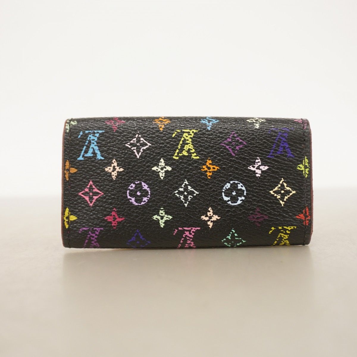 Louis Vuitton Key Case Monogram Multicolor Multicles 4 Noir Grenade Key Holder — view 6
