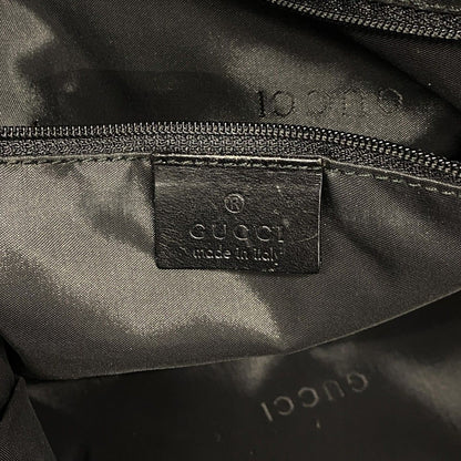 Gucci Handbag Suede Black Silver 2-Way — view 5
