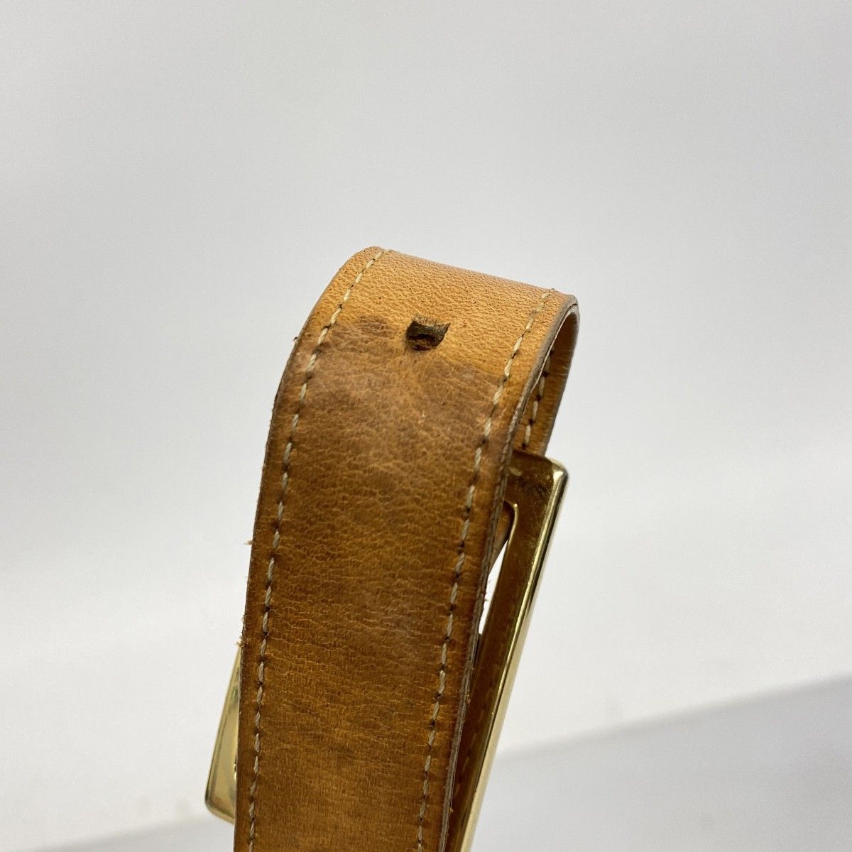 Celine Handbag C Macadam Suede Brown Gold — view 9