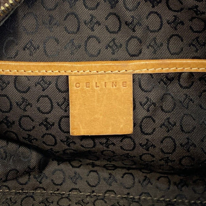 Celine Handbag C Macadam Suede Brown Gold — view 5