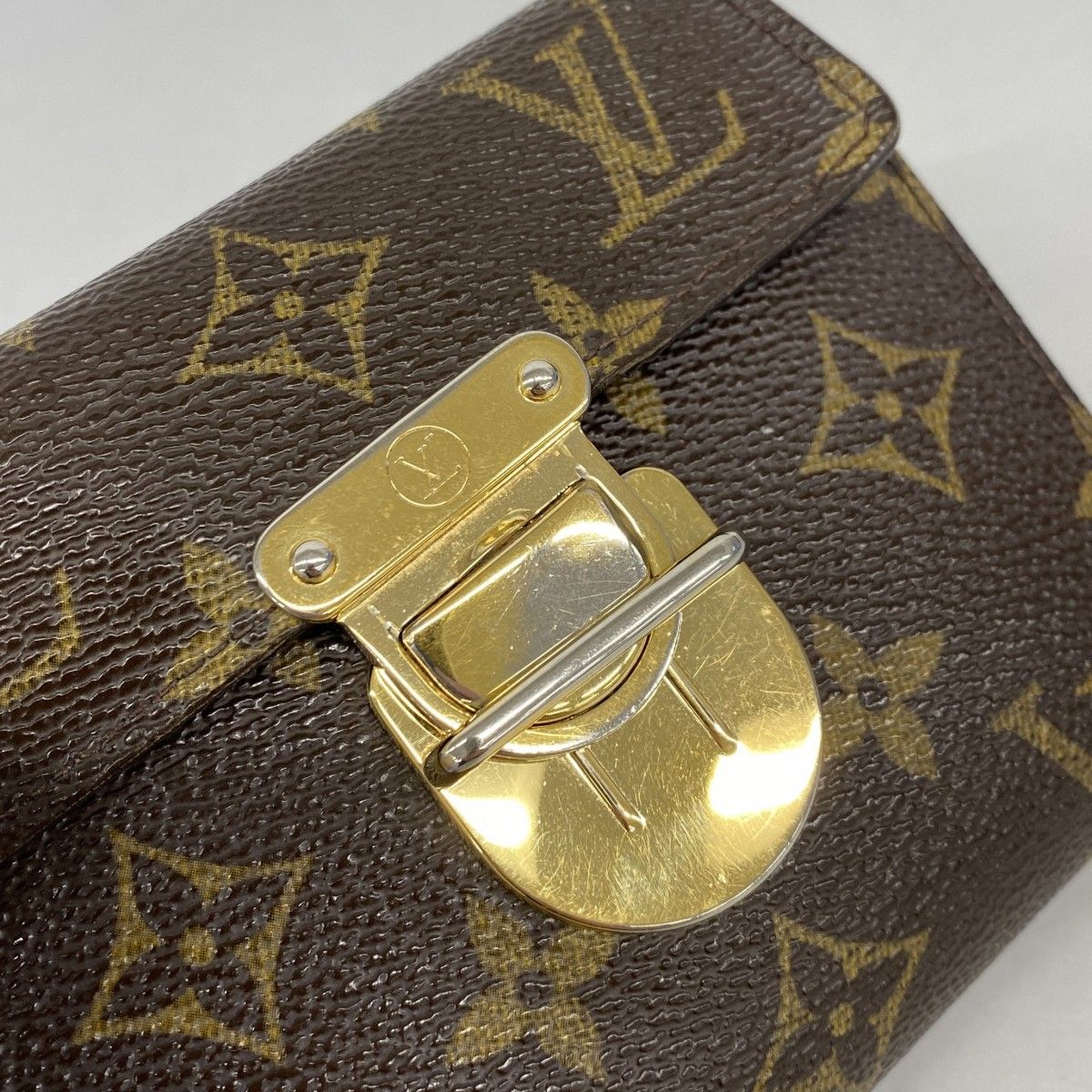Louis Vuitton Trifold Wallet Monogram Portefeuille Koala Brown — view 8