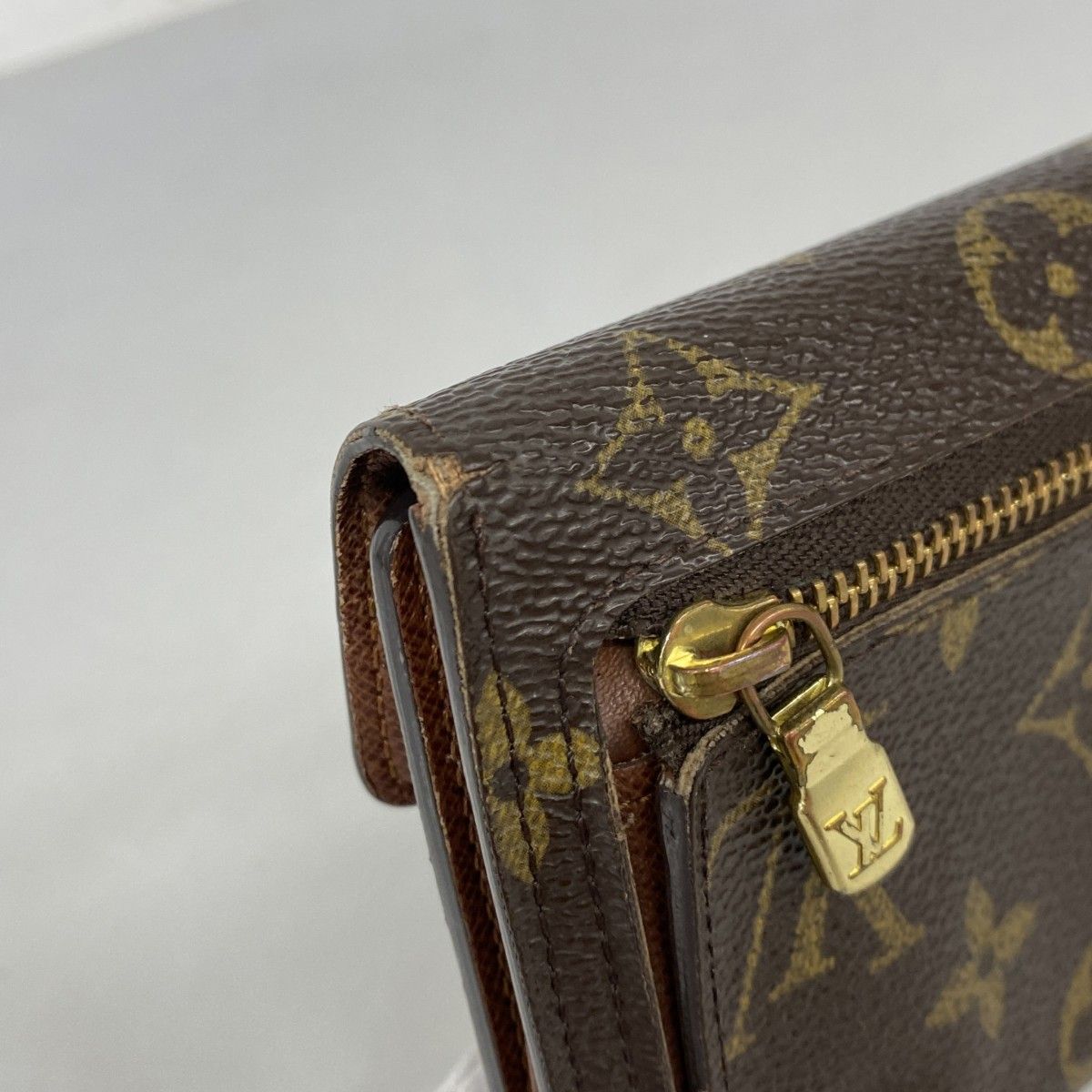 Louis Vuitton Trifold Wallet Monogram Portefeuille Koala Brown — view 6
