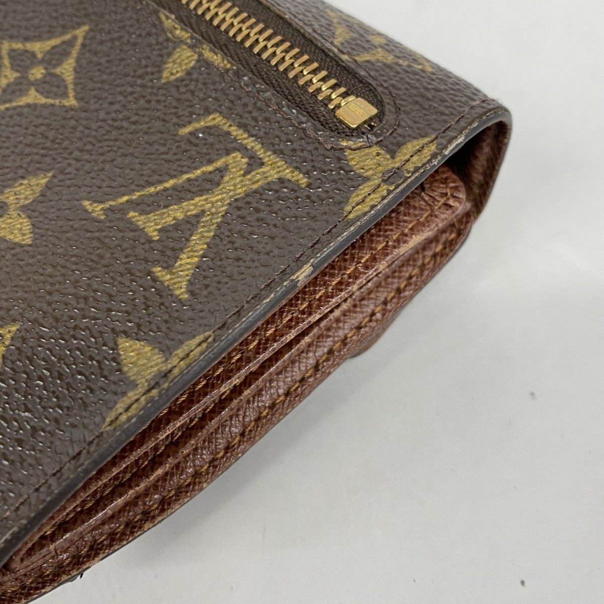 Louis Vuitton Trifold Wallet Monogram Portefeuille Koala Brown — view 7