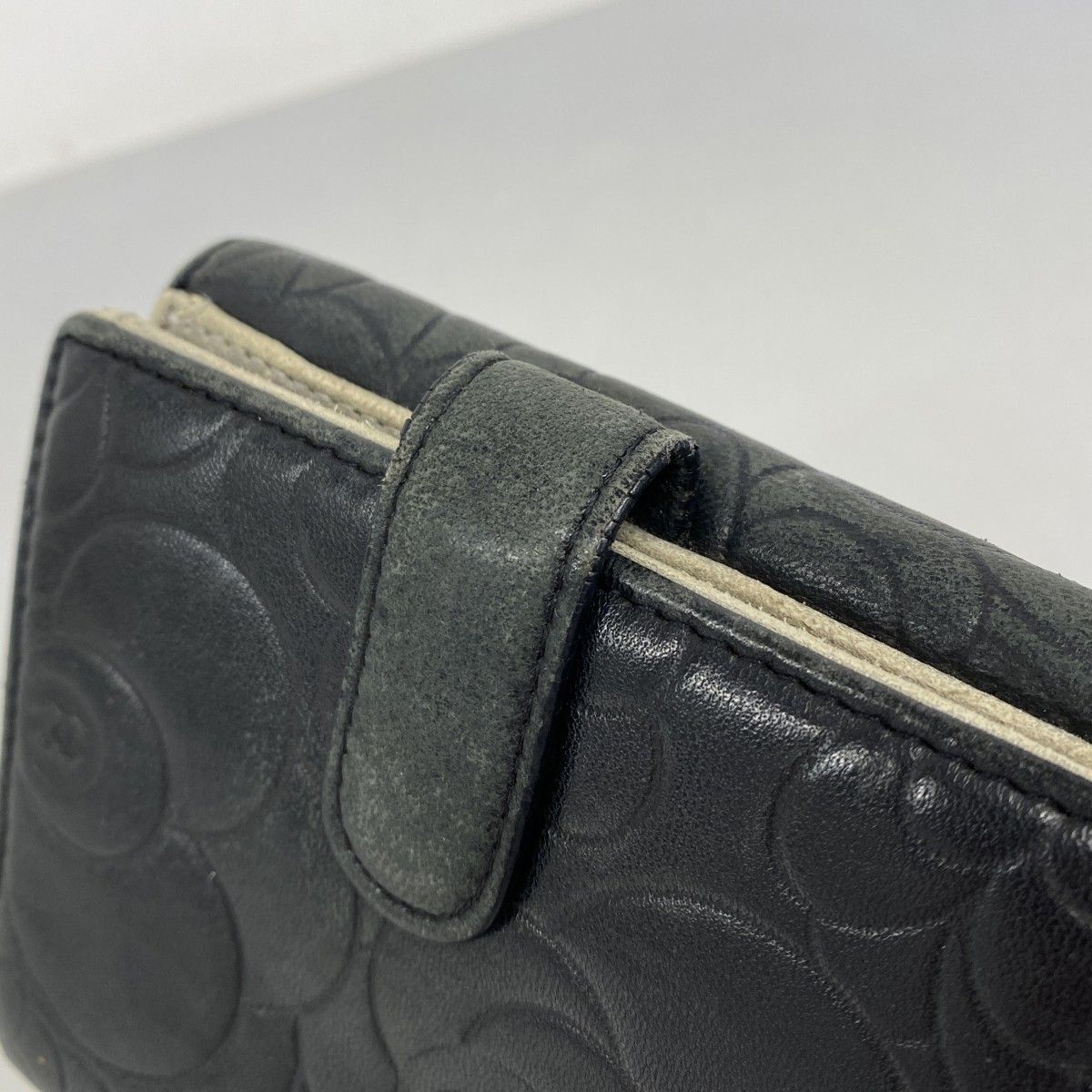 Chanel Wallet Camellia Lambskin Black Silver — view 7