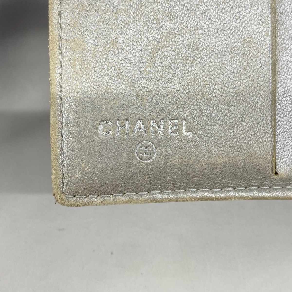 Chanel Wallet Camellia Lambskin Black Silver — view 4