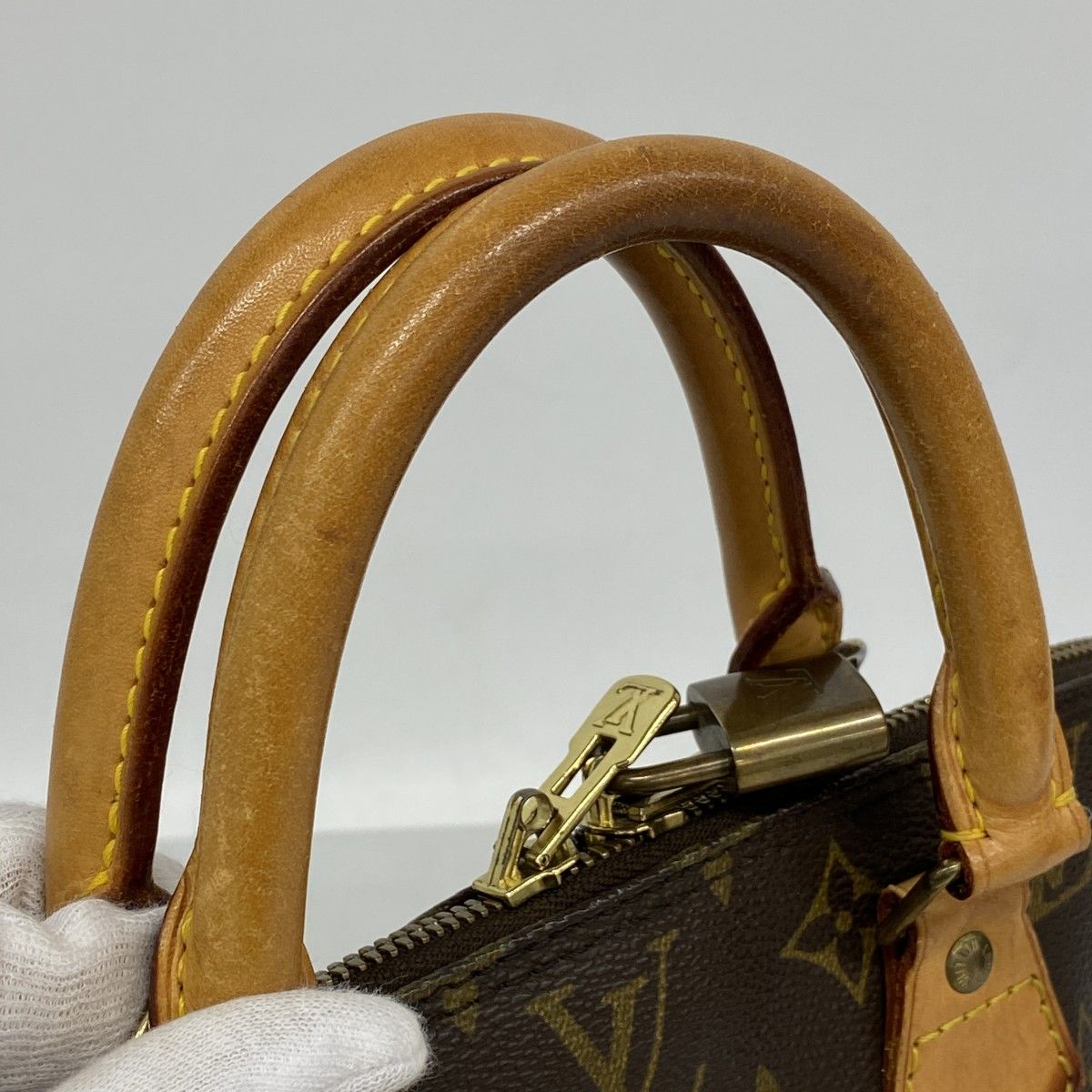 Louis Vuitton Handbag Monogram Alma Brown — view 8