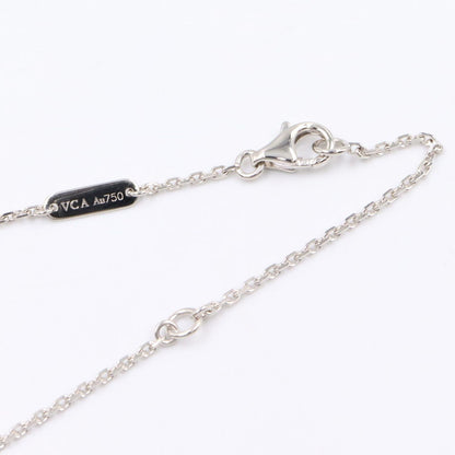 Van Cleef & Arpels Necklace Vintage Alhambra Diamond 37 41.5 cm 18k White Gold — view 3