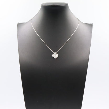 Van Cleef & Arpels Necklace Vintage Alhambra Diamond 37 41.5 cm 18k White Gold — view 5