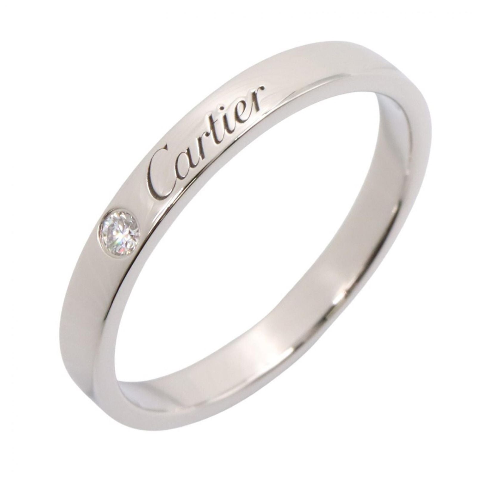 Cartier Ring C de Cartier Platinum Diamond
