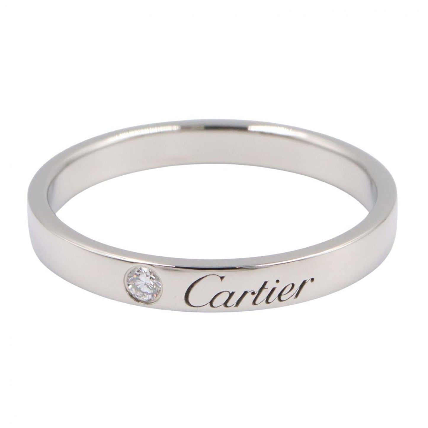 Cartier Ring C de Cartier Platinum Diamond — view 2