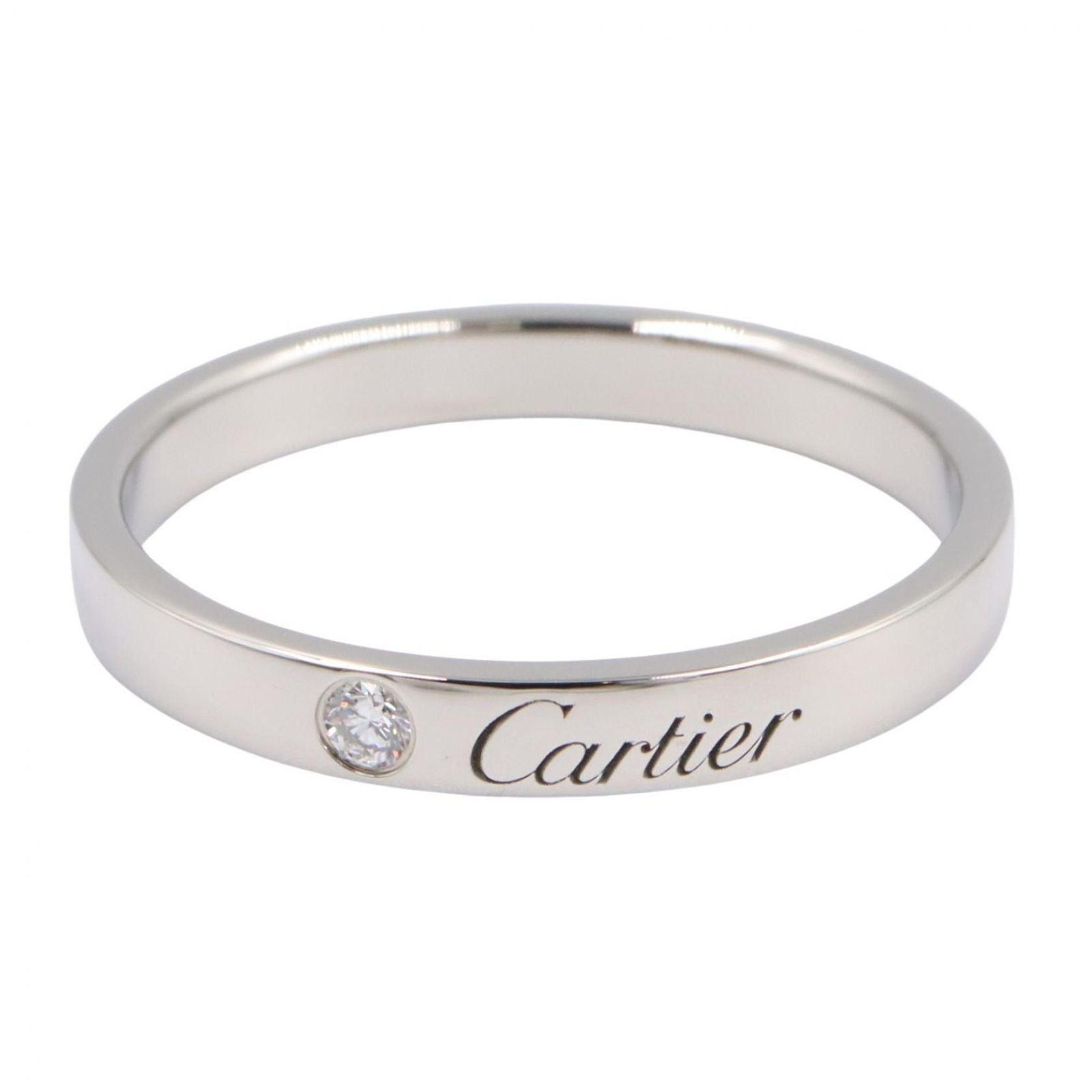 Cartier Ring C de Cartier Platinum Diamond — view 2