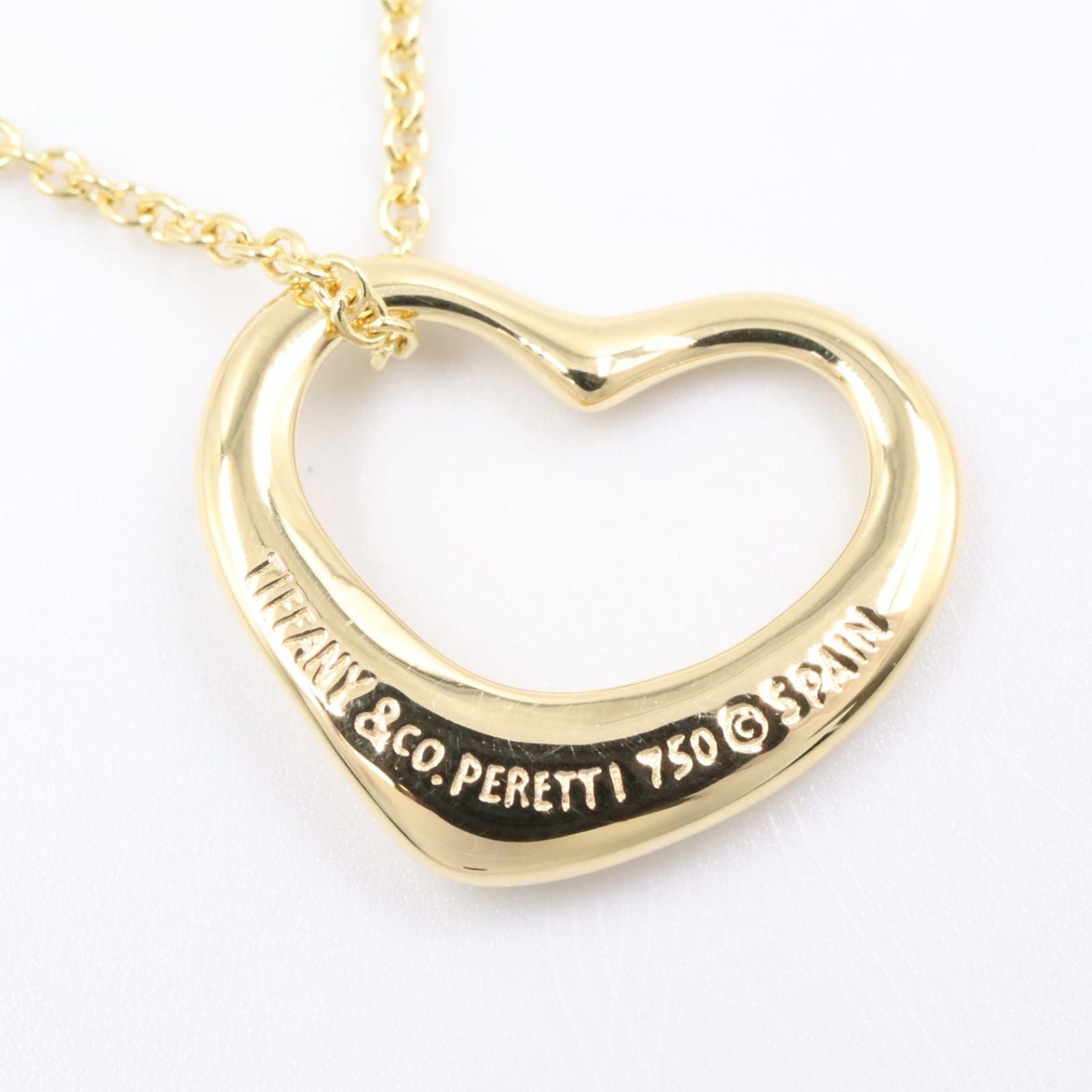 Tiffany & Co Necklace Open Heart 40.5 cm 18k — view 3
