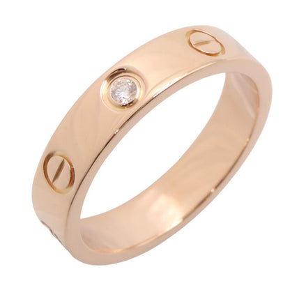 Cartier Ring Mini Love 18k Pink Gold Diamond