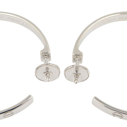 Cartier Earrings Love Hoop 18k White Gold — view 2