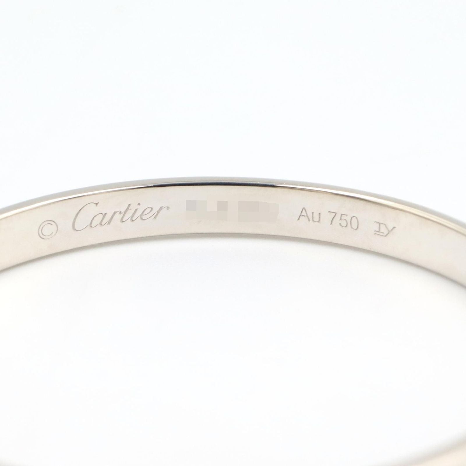 Cartier Earrings Love Hoop 18k White Gold — view 5
