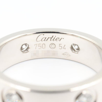 Cartier Ring Love 18k White Gold Diamond — view 4