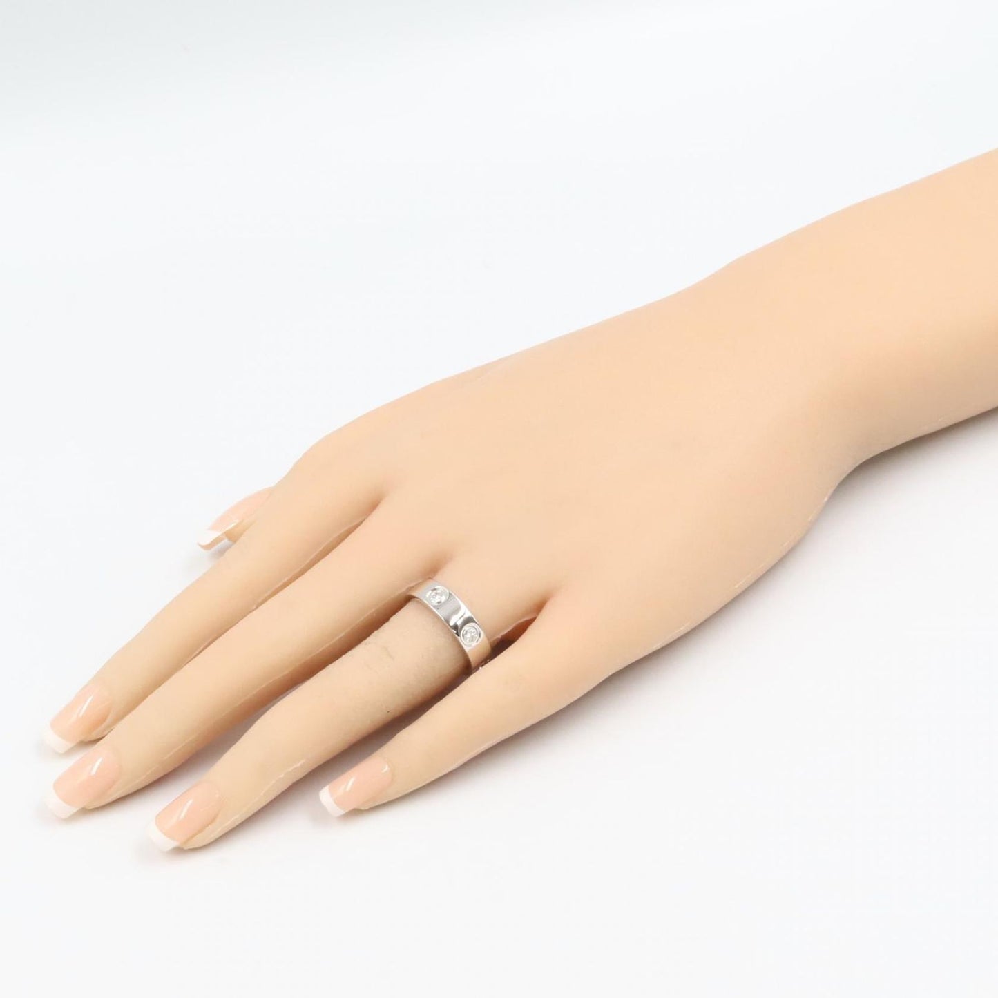 Cartier Ring Love 18k White Gold Diamond — view 7