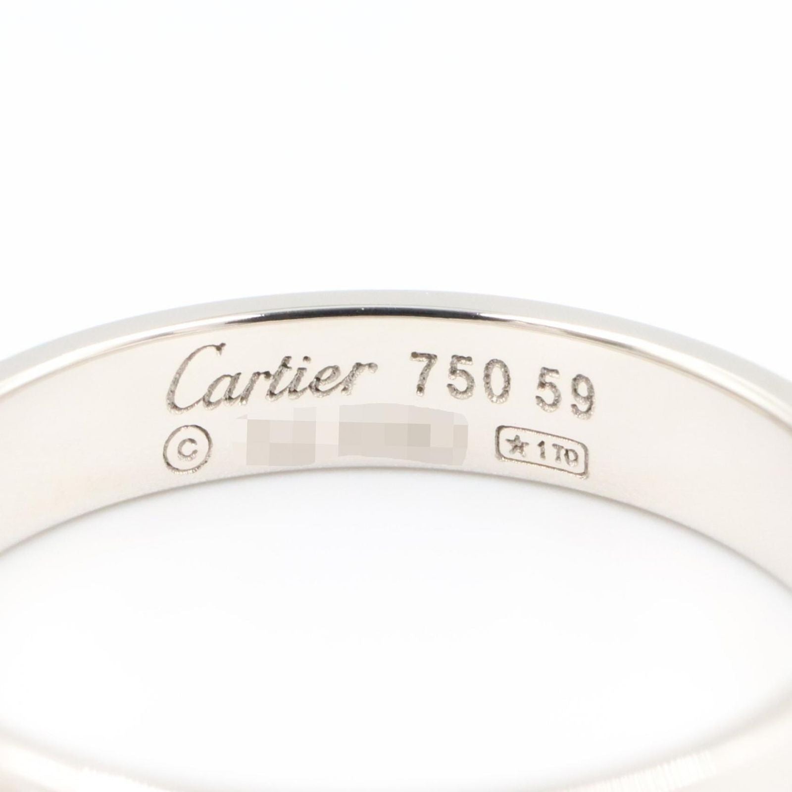 Cartier Ring Mini Love 18k White Gold — view 3