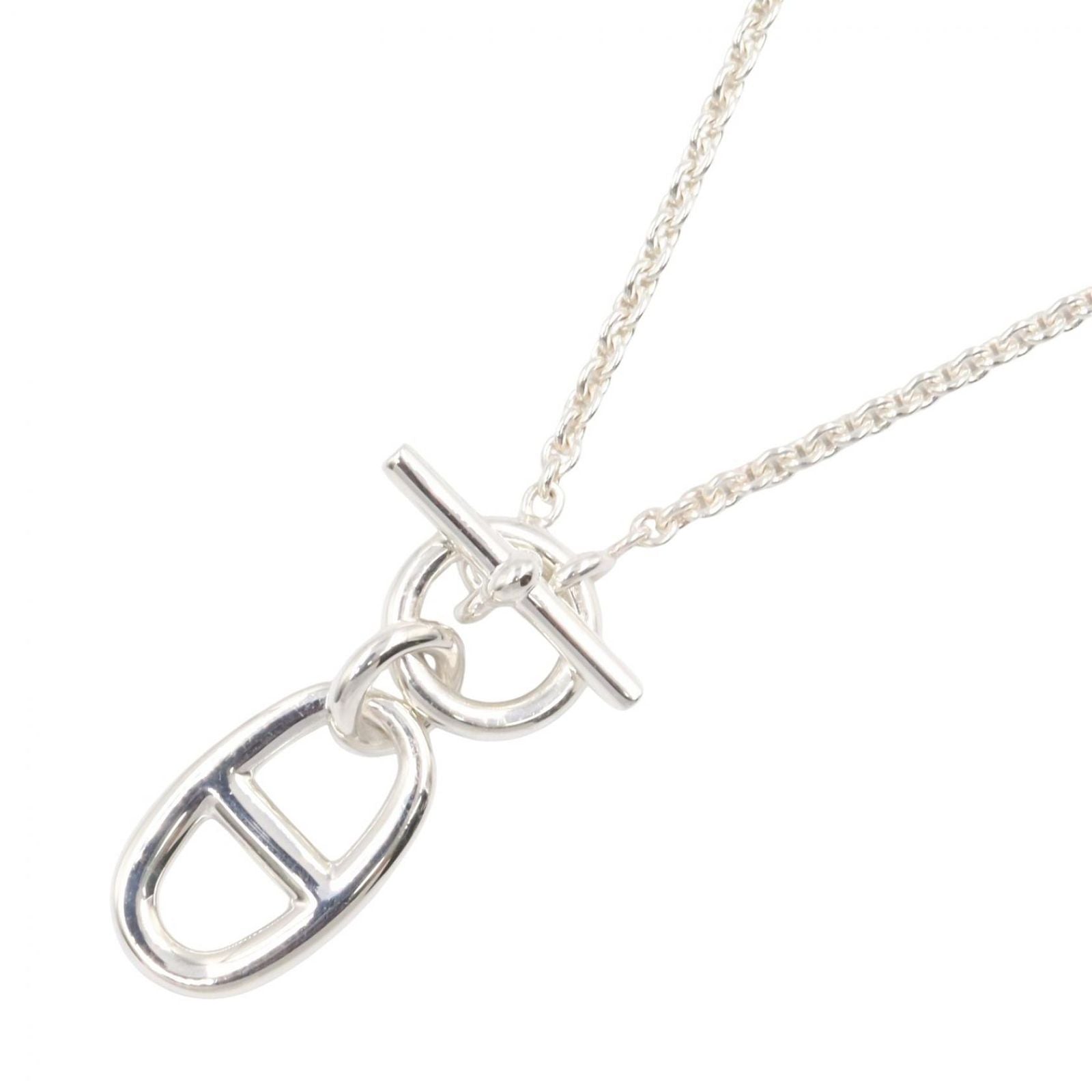 Hermes Necklace Chaine D'ancre 40.5 cm 925 Sterling Silver