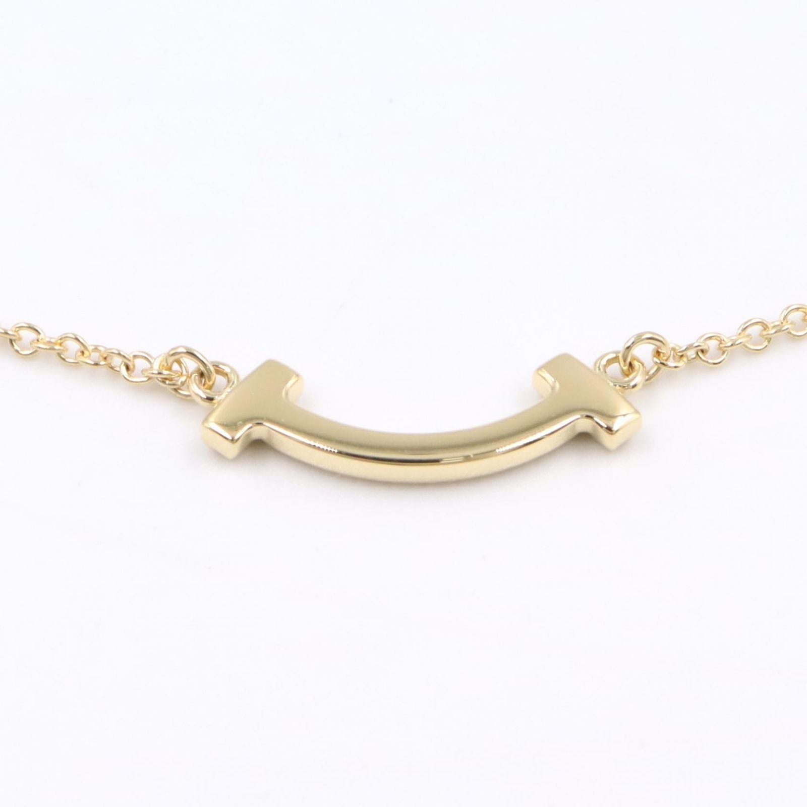 Tiffany & Co Necklace T Smile Mini Diamond 40 45.5 cm 18k — view 6
