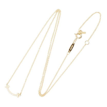 Tiffany & Co Necklace T Smile Mini Diamond 40 45.5 cm 18k — view 2