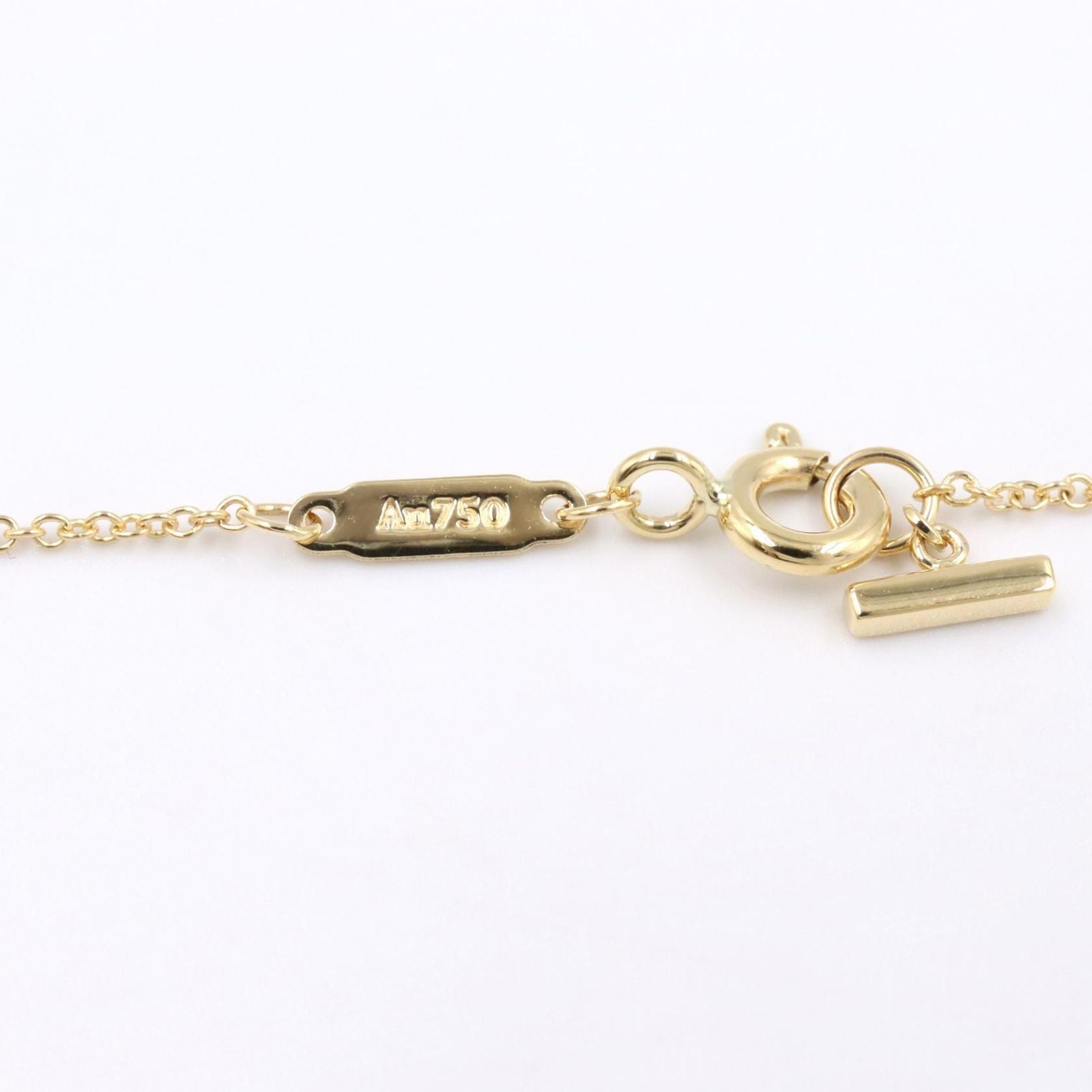 Tiffany & Co Necklace T Smile Mini Diamond 40 45.5 cm 18k — view 4