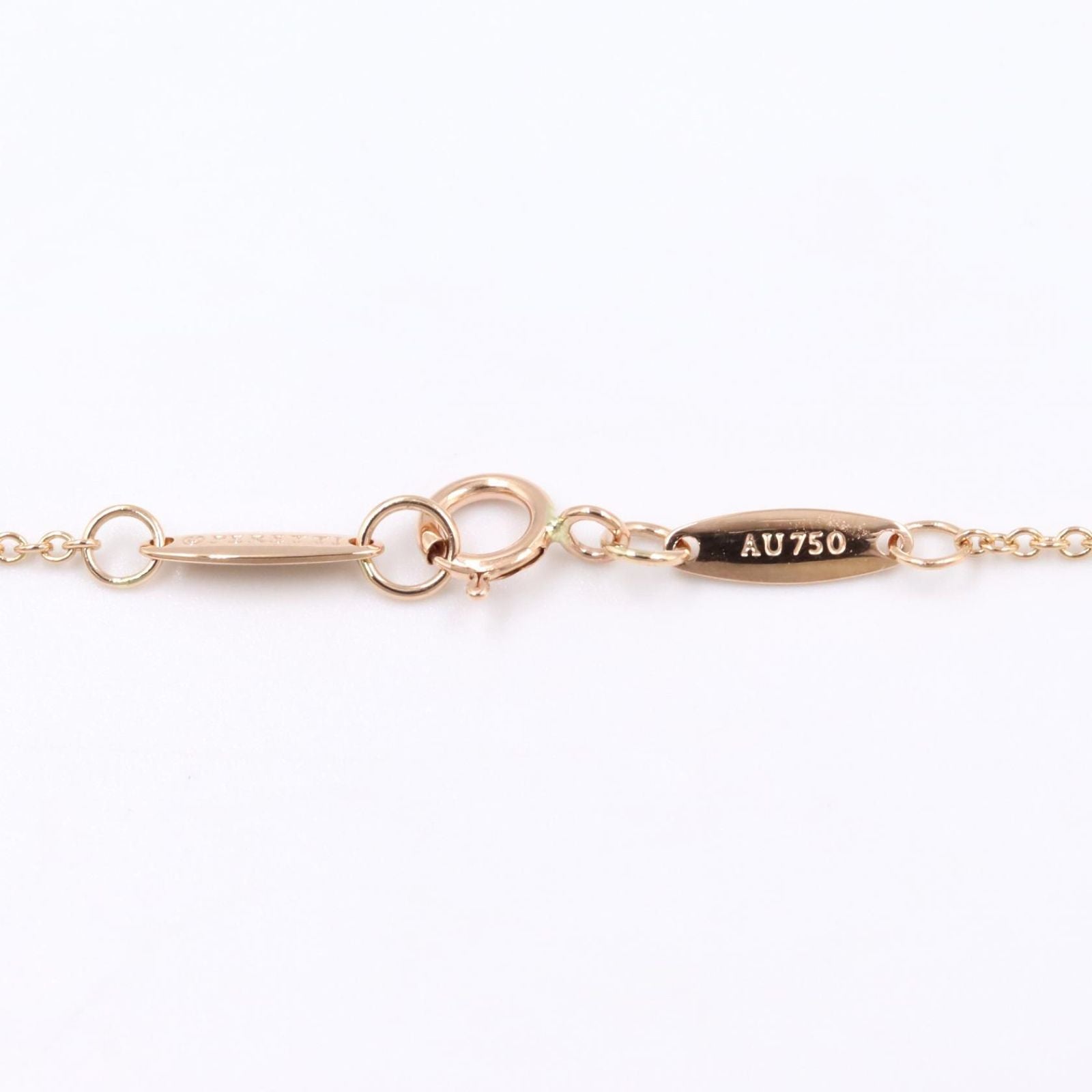 Tiffany & Co Necklace by the Yard 40.5 cm 18k Pink Gold Diamond — view 4