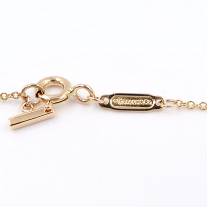 Tiffany & Co Necklace T Smile Mini Diamond 40.5 45.5 cm 18k Pink Gold — view 3