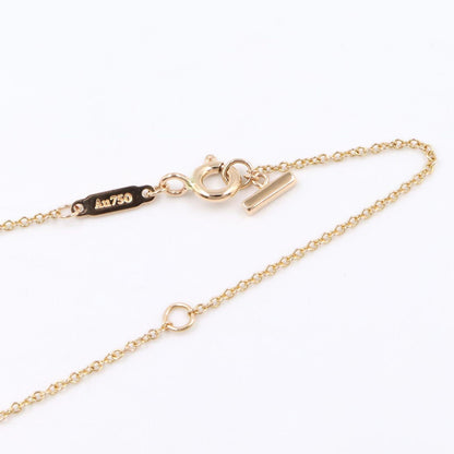 Tiffany & Co Necklace T Smile Mini Diamond 40.5 45.5 cm 18k Pink Gold — view 4