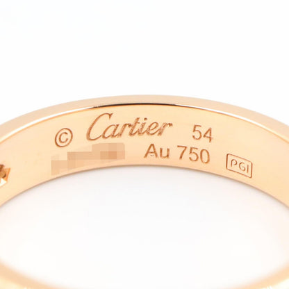 Cartier Ring Mini Love 18k Pink Gold Diamond — view 4