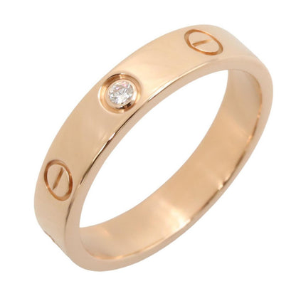 Cartier Ring Mini Love 18k Pink Gold Diamond