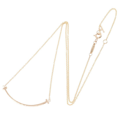 Tiffany & Co Necklace T Smile Small 40.5 45.5 cm 18k Pink Gold — view 2