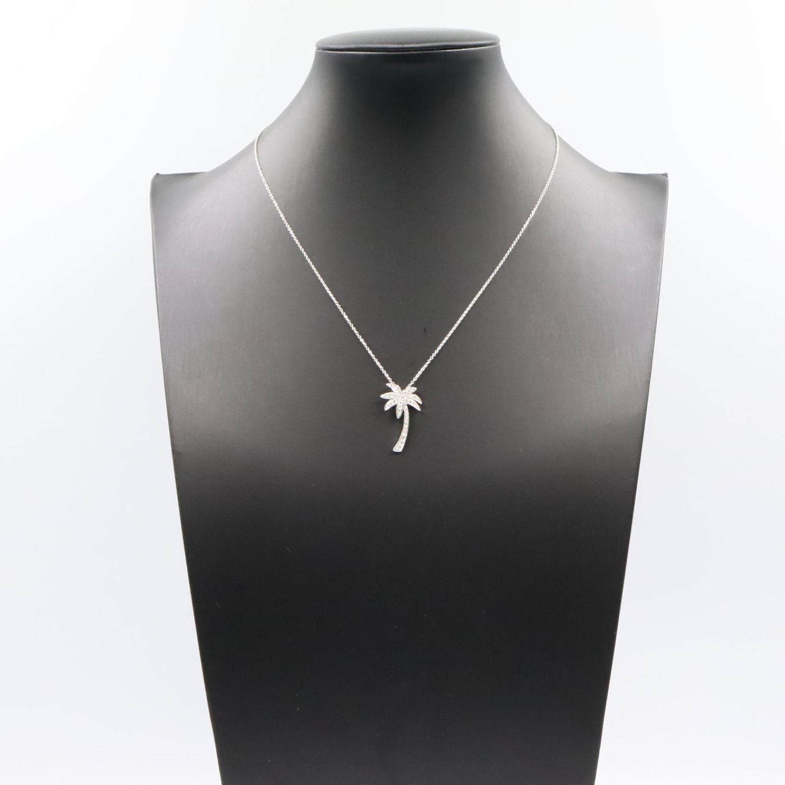 Tiffany & Co Necklace Palm Tree Diamond 41 cm Platinum — view 7