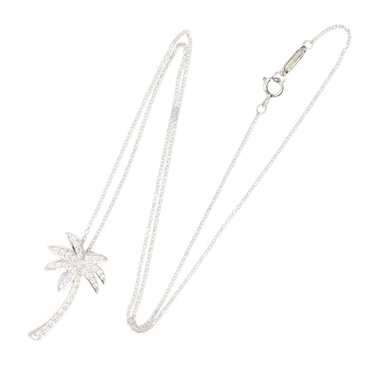 Tiffany & Co Necklace Palm Tree Diamond 41 cm Platinum — view 2