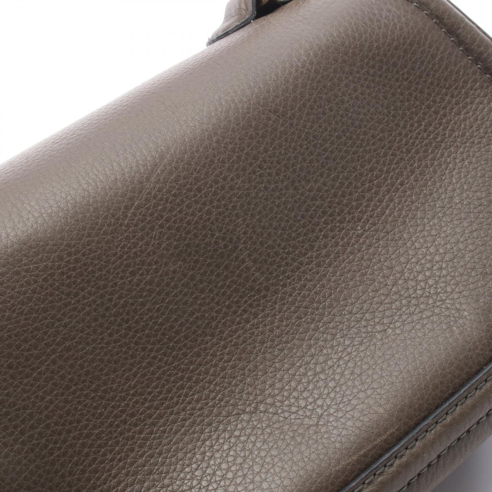 Gucci Handbag New Bamboo 2-Way Khaki Leather New Bambu — view 7